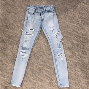 American Eagle Ripped Skinny Jeans